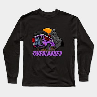 Land Cruiser Adventure Seeker - Purple Long Sleeve T-Shirt